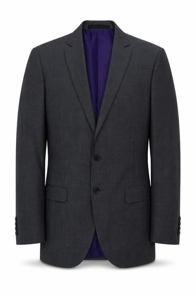 Marks & Spencer Mens Grey  Polyester Jacket Suit Jacket Size 38