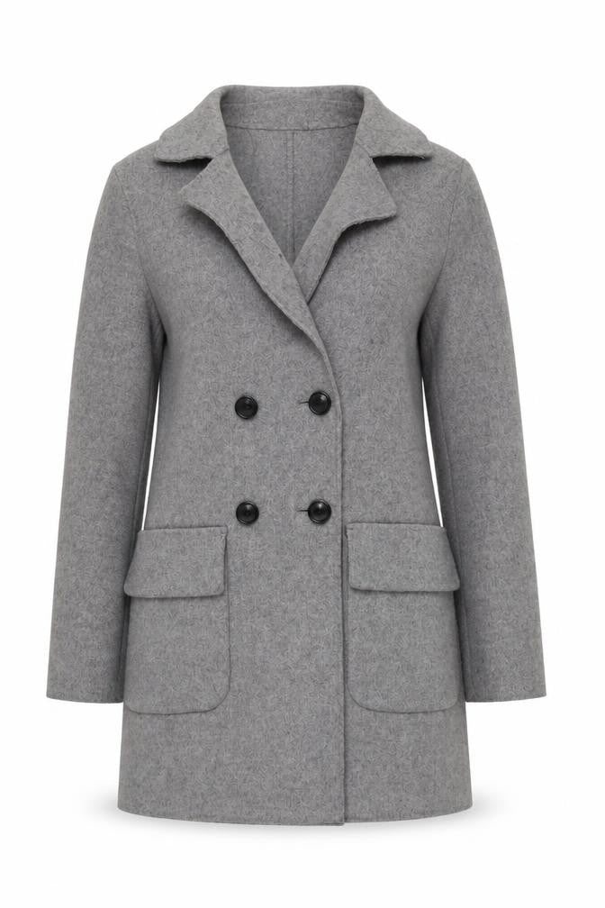 F&F Womens Grey   Overcoat Coat Size 6