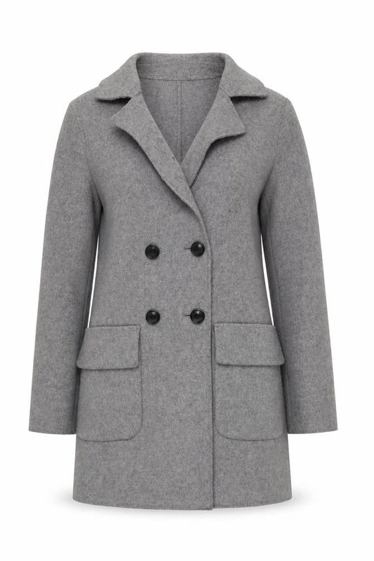 F&F Womens Grey   Overcoat Coat Size 6