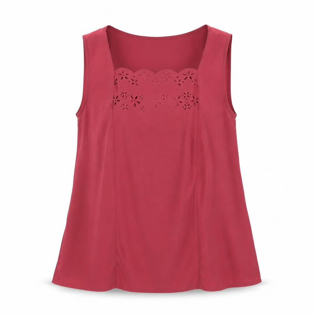 Classics Womens Pink  Polyester Basic T-Shirt Size 20 Round Neck