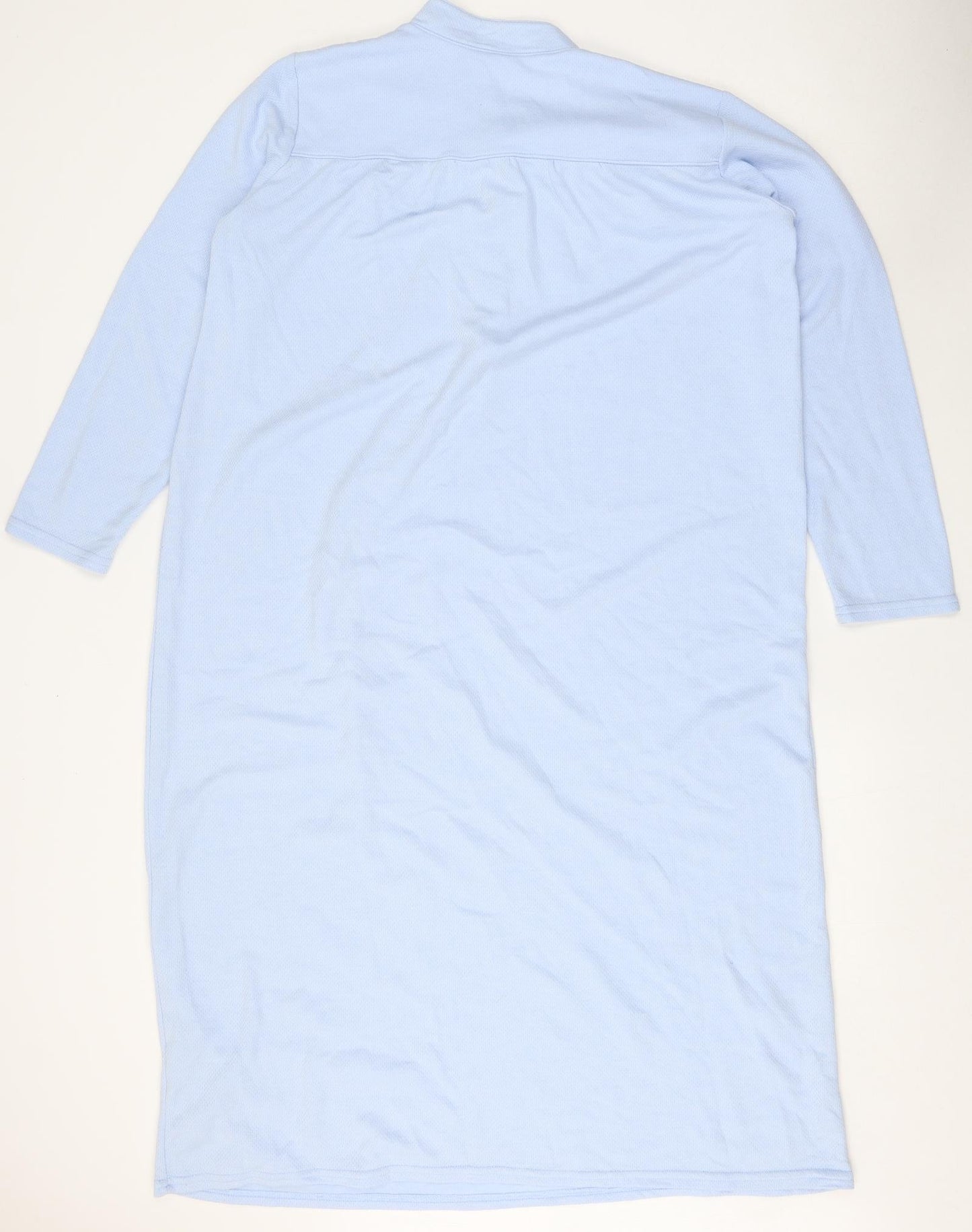 Thermoactyl Womens Blue  Polyester A-Line  Size M  Round Neck Button