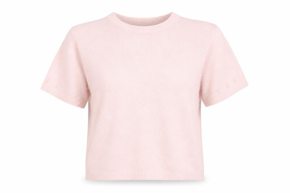 berkatex Womens Pink Round Neck  Acrylic Pullover Jumper Size 14