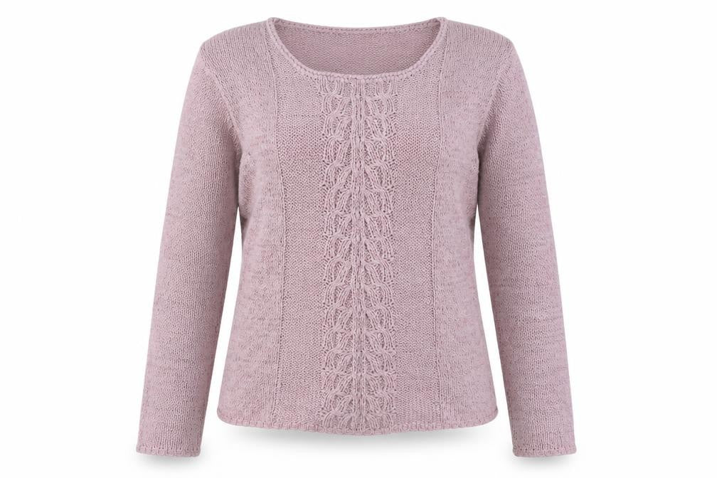 Yaruili Womens Pink Boat Neck  Viscose Pullover Jumper Size M