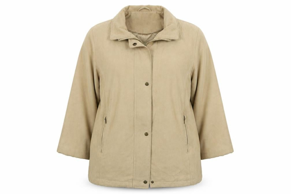 Berkertex Womens Beige   Jacket  Size 14  Zip