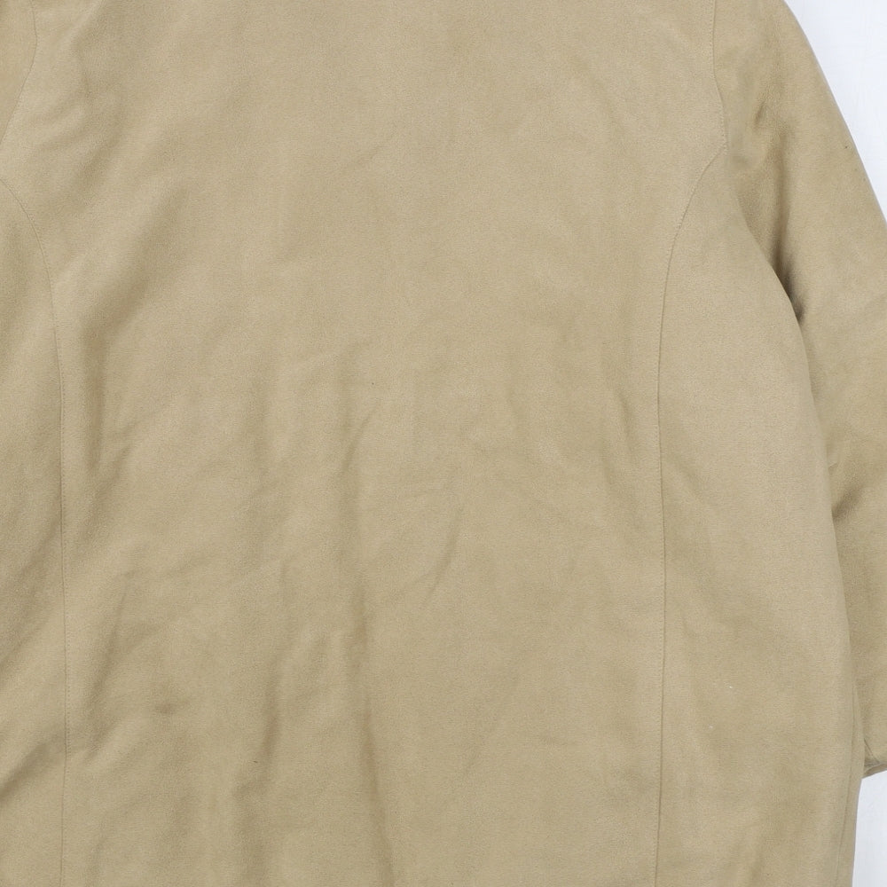 Berkertex Womens Beige   Jacket  Size 14  Zip
