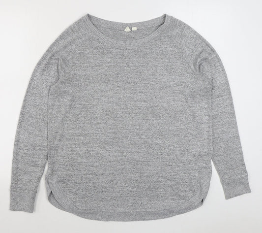 H&M Womens Grey  Polyester Pullover Sweatshirt Size M  Pullover