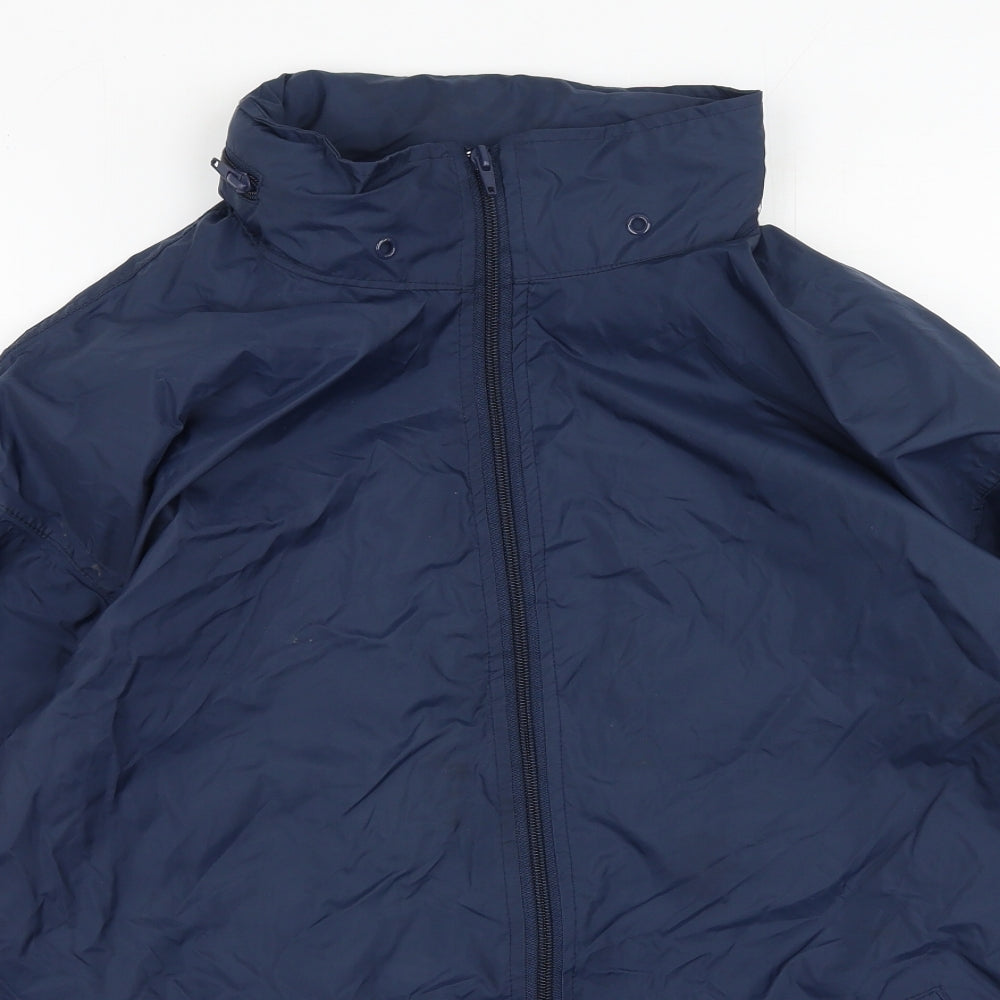 Result Mens Blue   Rain Coat Coat Size S