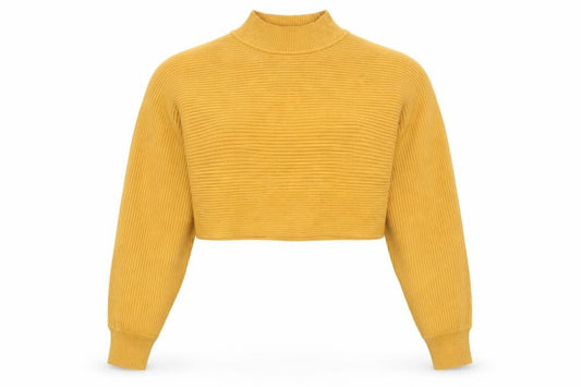 New Look Womens Yellow  Viscose Pullover Sweatshirt Size L