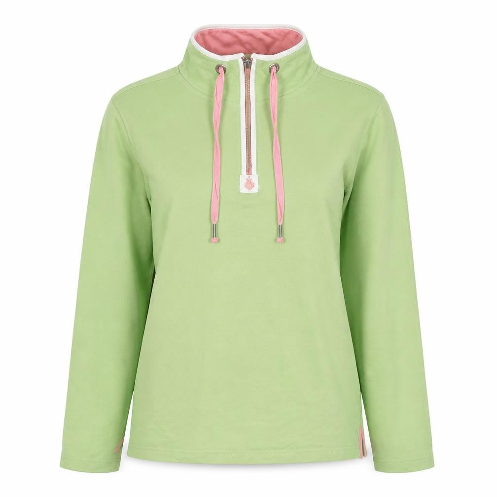 Tay Berry Womens Green High Neck  Viscose Pullover Jumper Size S