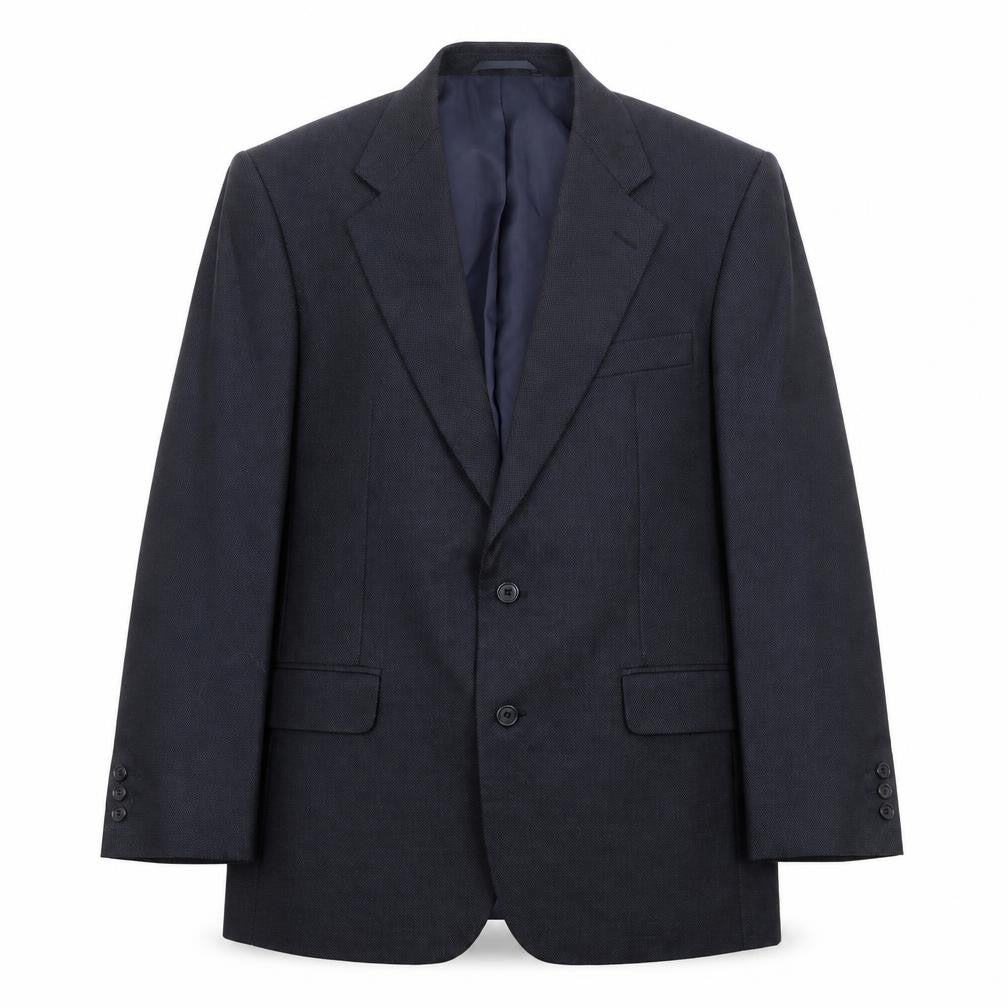 Greenwoods Mens Black  Polyester Jacket Suit Jacket Size 42