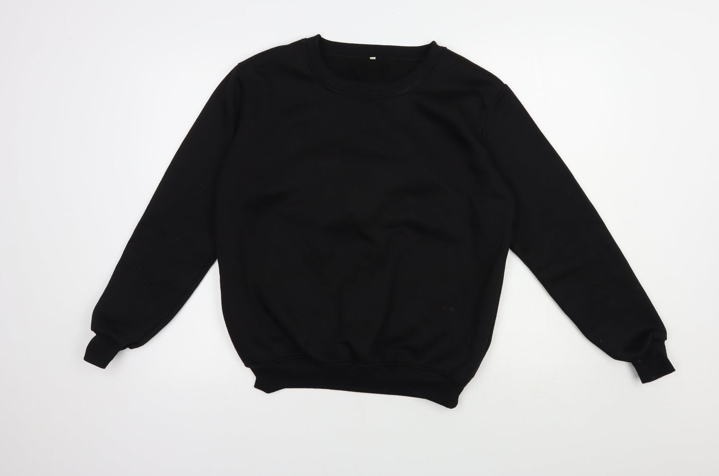 SheIn Womens Black  Polyester Pullover Sweatshirt Size M  Pullover - Angel Wings