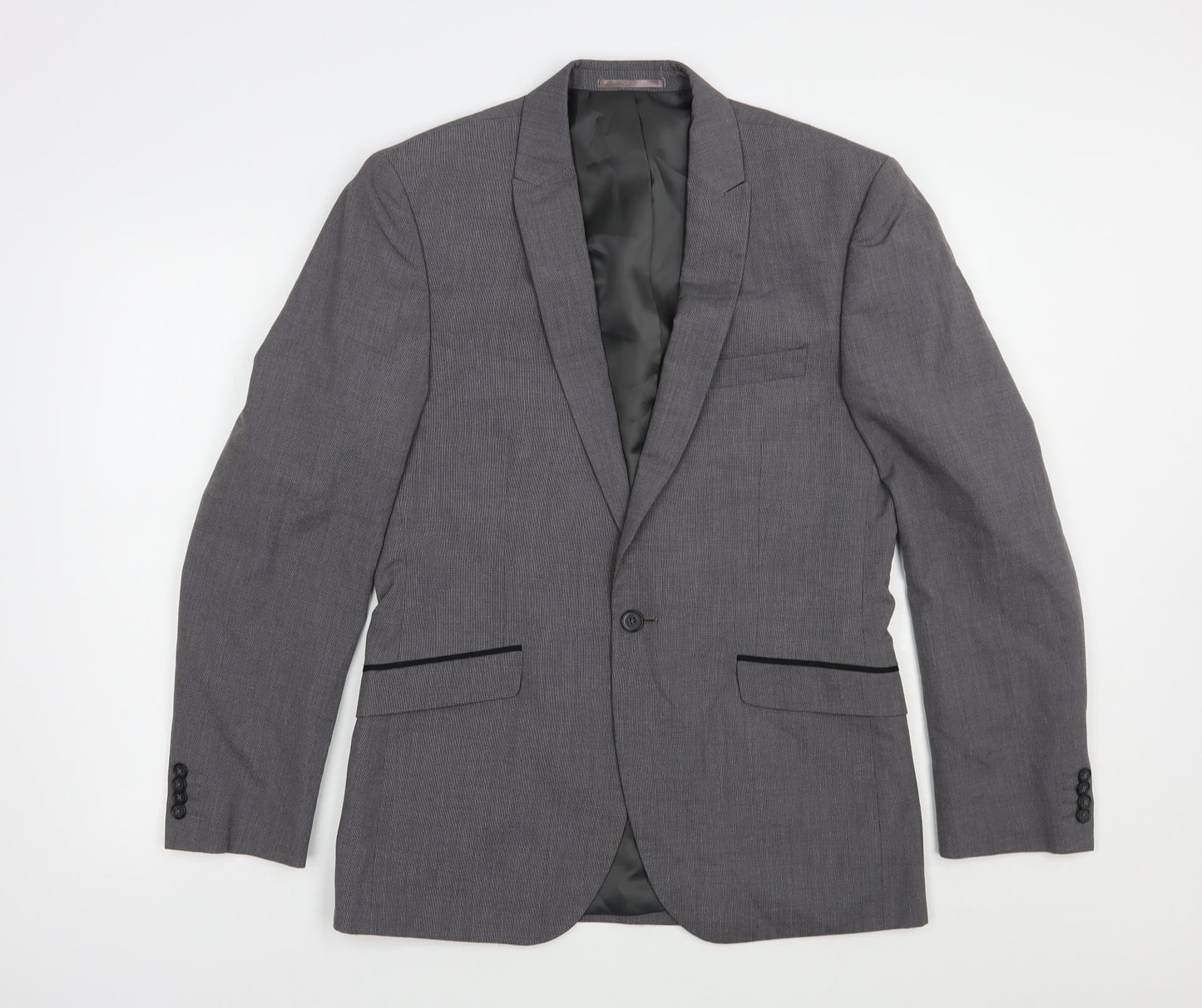 Taylor & Wright Mens Grey  Polyester Jacket Blazer Size 42