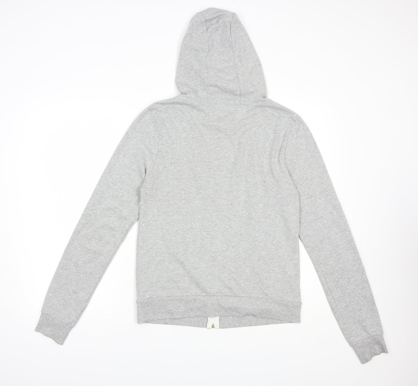 Atmosphere Womens Grey  Cotton Full Zip Hoodie Size 12  Zip
