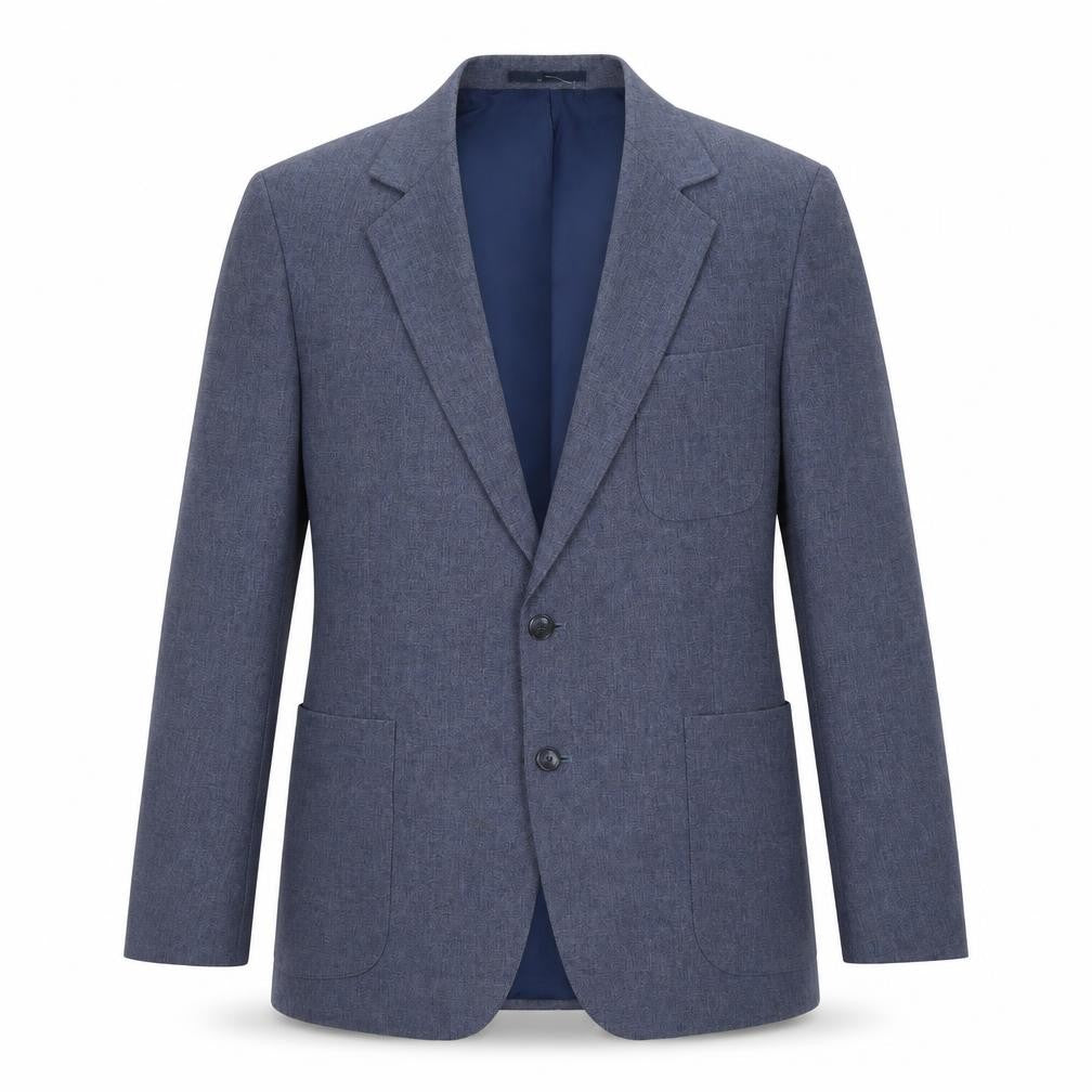 St.Micheal Mens Blue  Polyester Jacket Suit Jacket Size 42