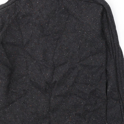 Preloved George Womens Grey High Neck  Acrylic Pullover Jumper Size L - Label