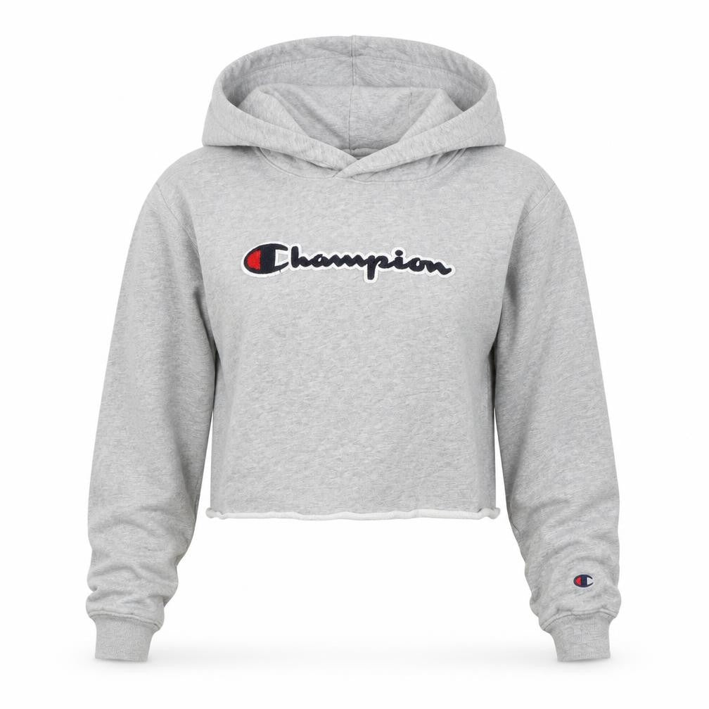 Champions Womens Grey  Cotton Pullover Hoodie Size XS  Pullover