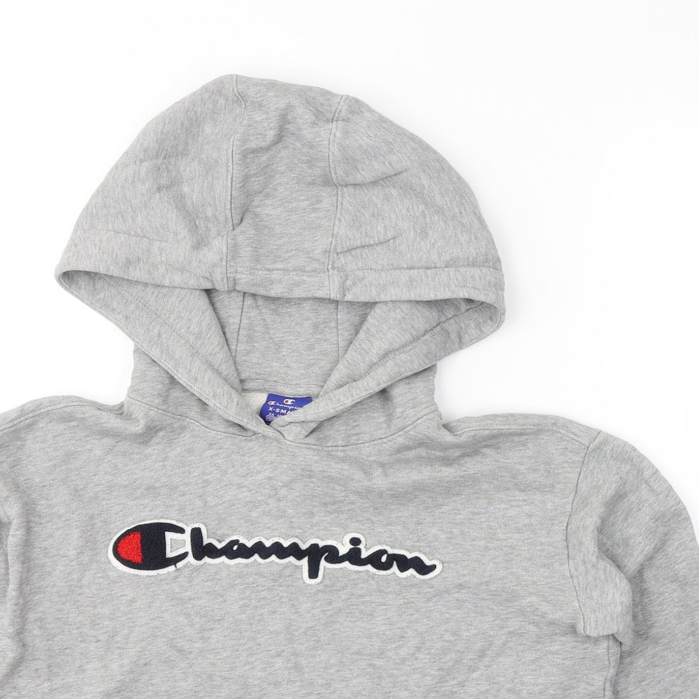 Champions Womens Grey  Cotton Pullover Hoodie Size XS  Pullover