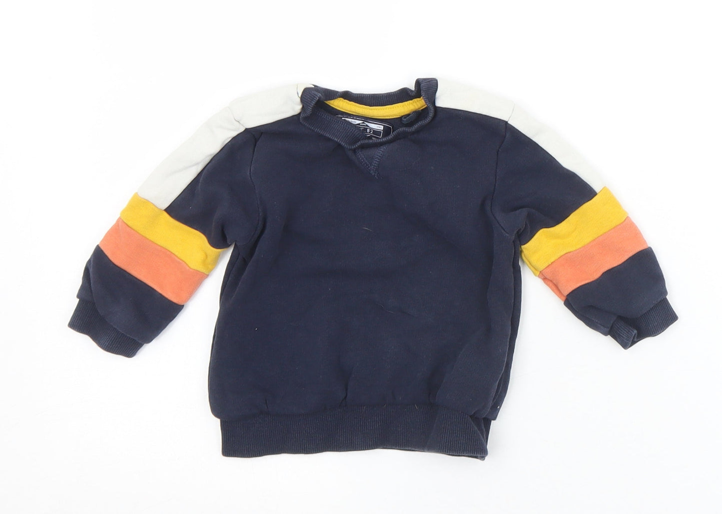 NEXT Boys Multicoloured  Cotton Pullover Jumper Size 6-9 Months