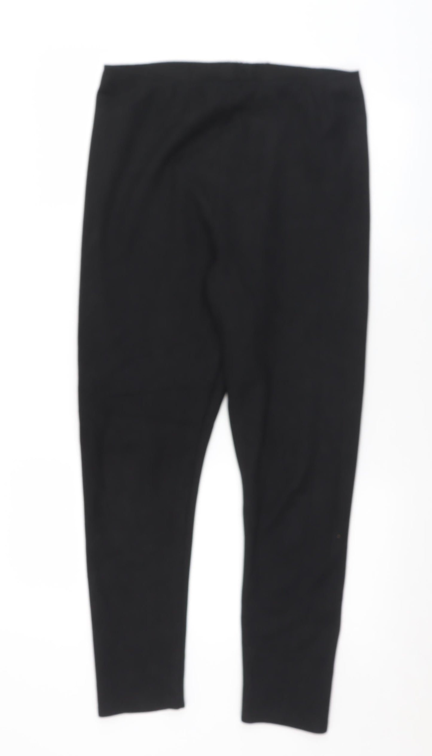 Jeff & Co Womens Black  Polyester Trousers  Size 14 L26 in Slim