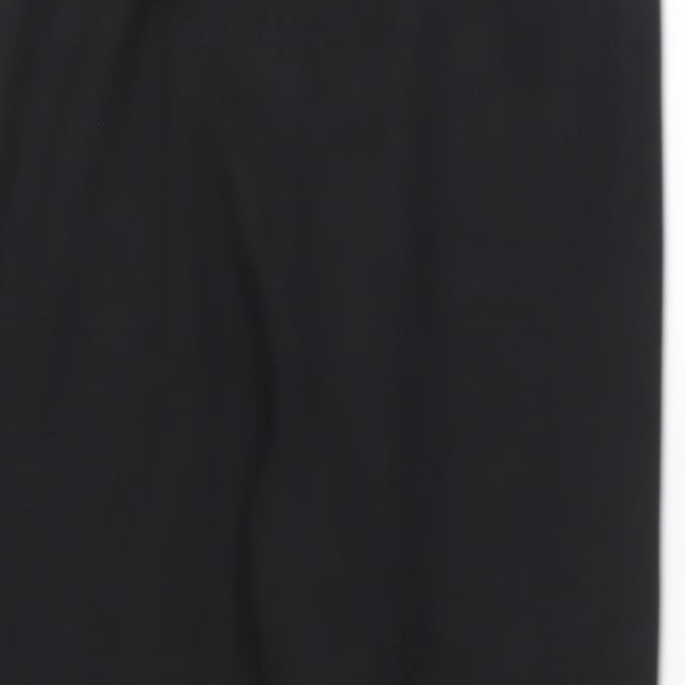 Jeff & Co Womens Black  Polyester Trousers  Size 14 L26 in Slim