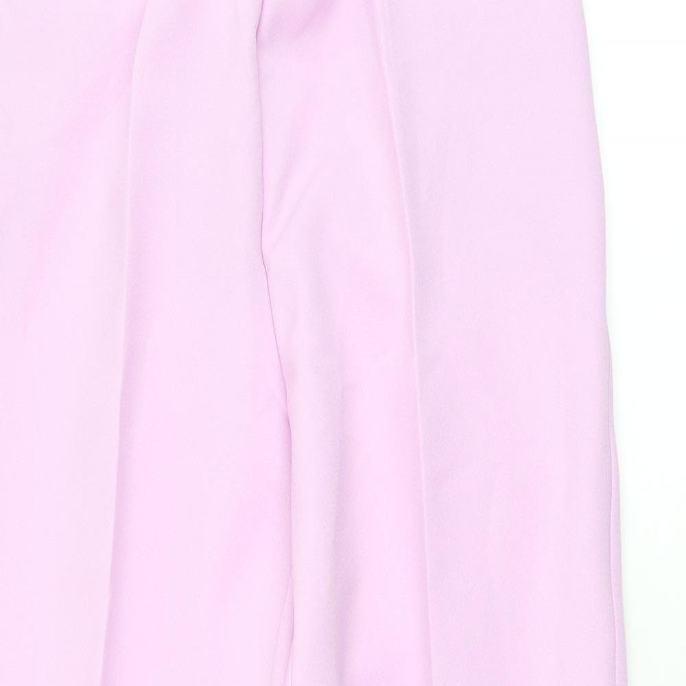 Damart Womens Purple  Polyester Trousers  Size 14 L28 in Regular