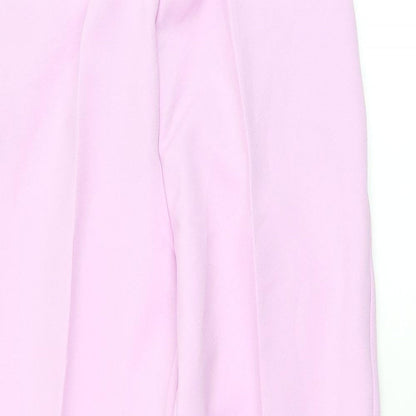 Damart Womens Purple  Polyester Trousers  Size 14 L28 in Regular