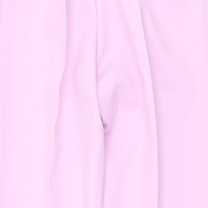 Damart Womens Purple  Polyester Trousers  Size 14 L28 in Regular