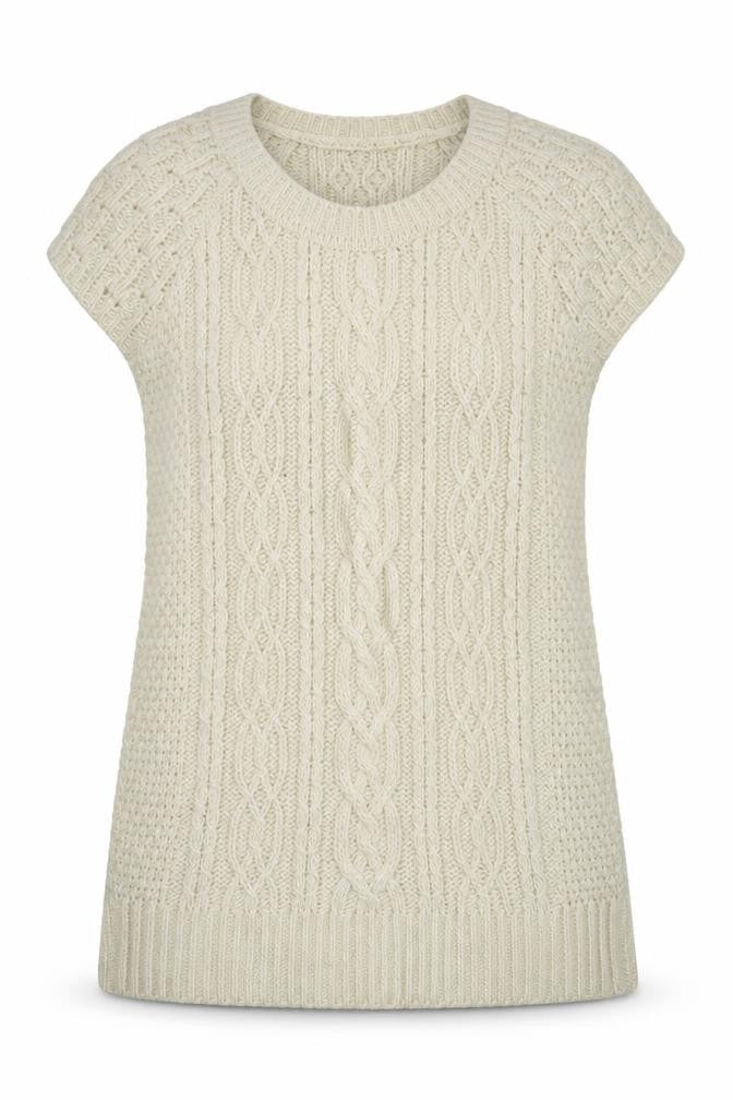 Oasis Womens Beige Round Neck  Acrylic Pullover Jumper Size L