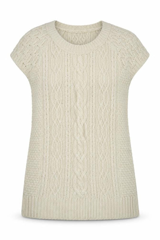 Oasis Womens Beige Round Neck  Acrylic Pullover Jumper Size L