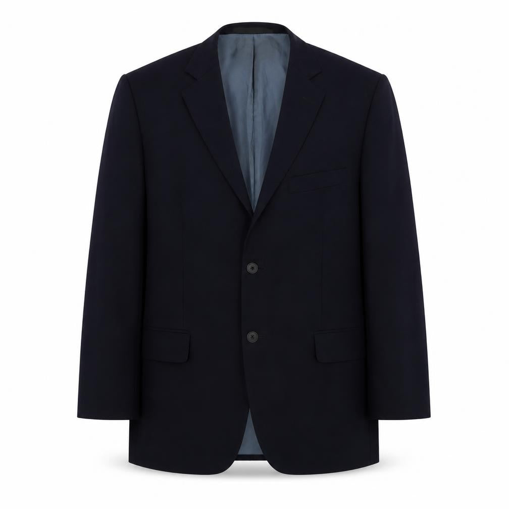 Marks & Spencer Mens Blue  Wool Jacket Suit Jacket Size 40
