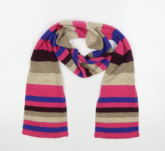 NEXT Womens Multicoloured Striped Polyester  Scarf