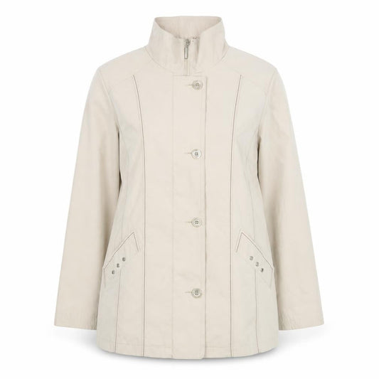 Klassik Womens Beige   Jacket  Size 10  Zip