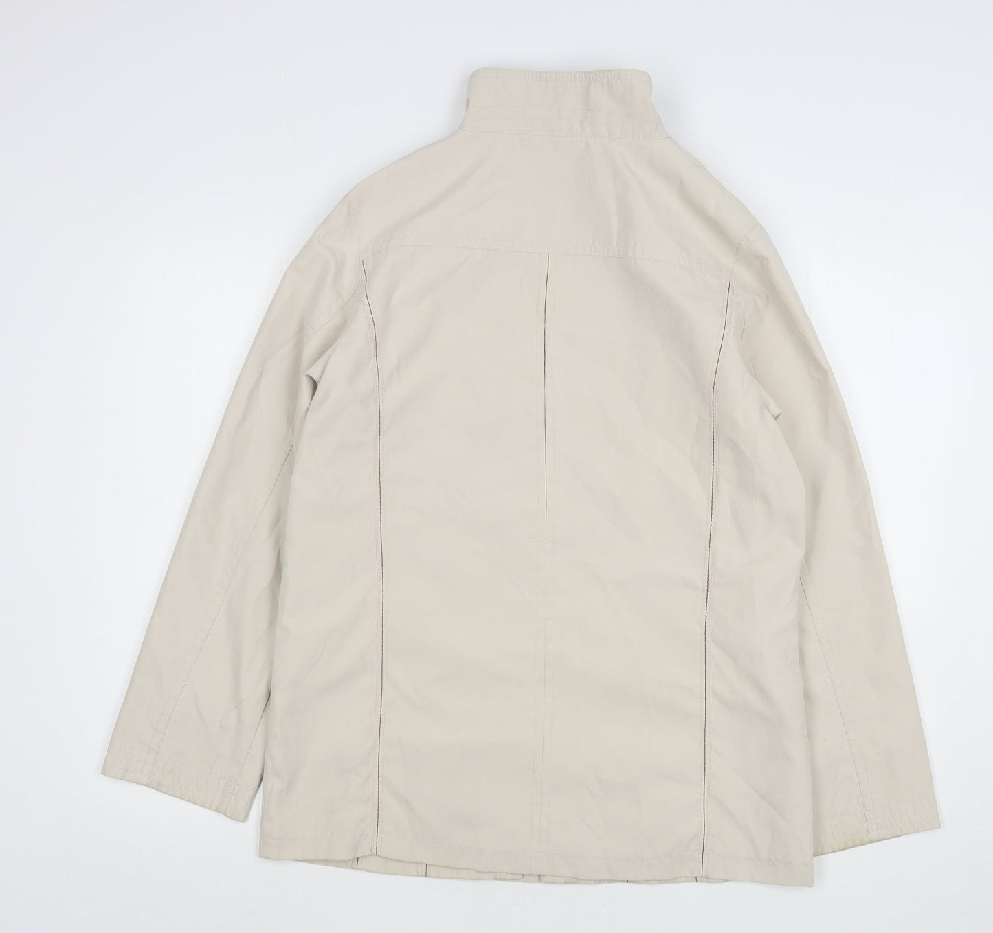 Klassik Womens Beige   Jacket  Size 10  Zip