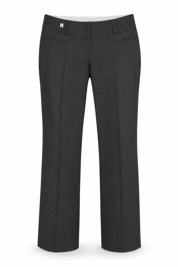 Atmosphere Womens Grey  Polyester Trousers  Size 12 L31 in Regular Zip