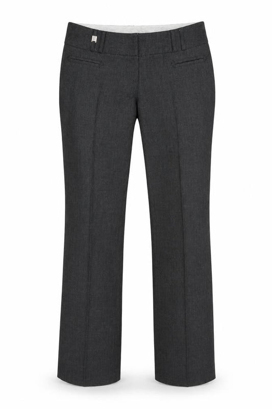 Atmosphere Womens Grey  Polyester Trousers  Size 12 L31 in Regular Zip