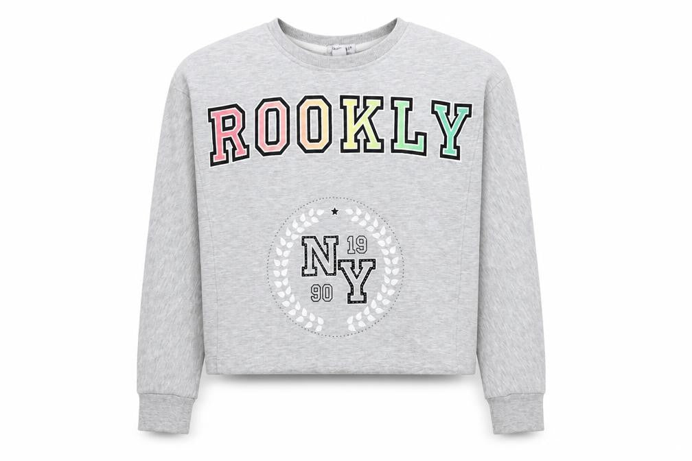 Primark Girls Grey  Cotton Pullover Sweatshirt Size 12-13 Years  Pullover - Brooklyn New York
