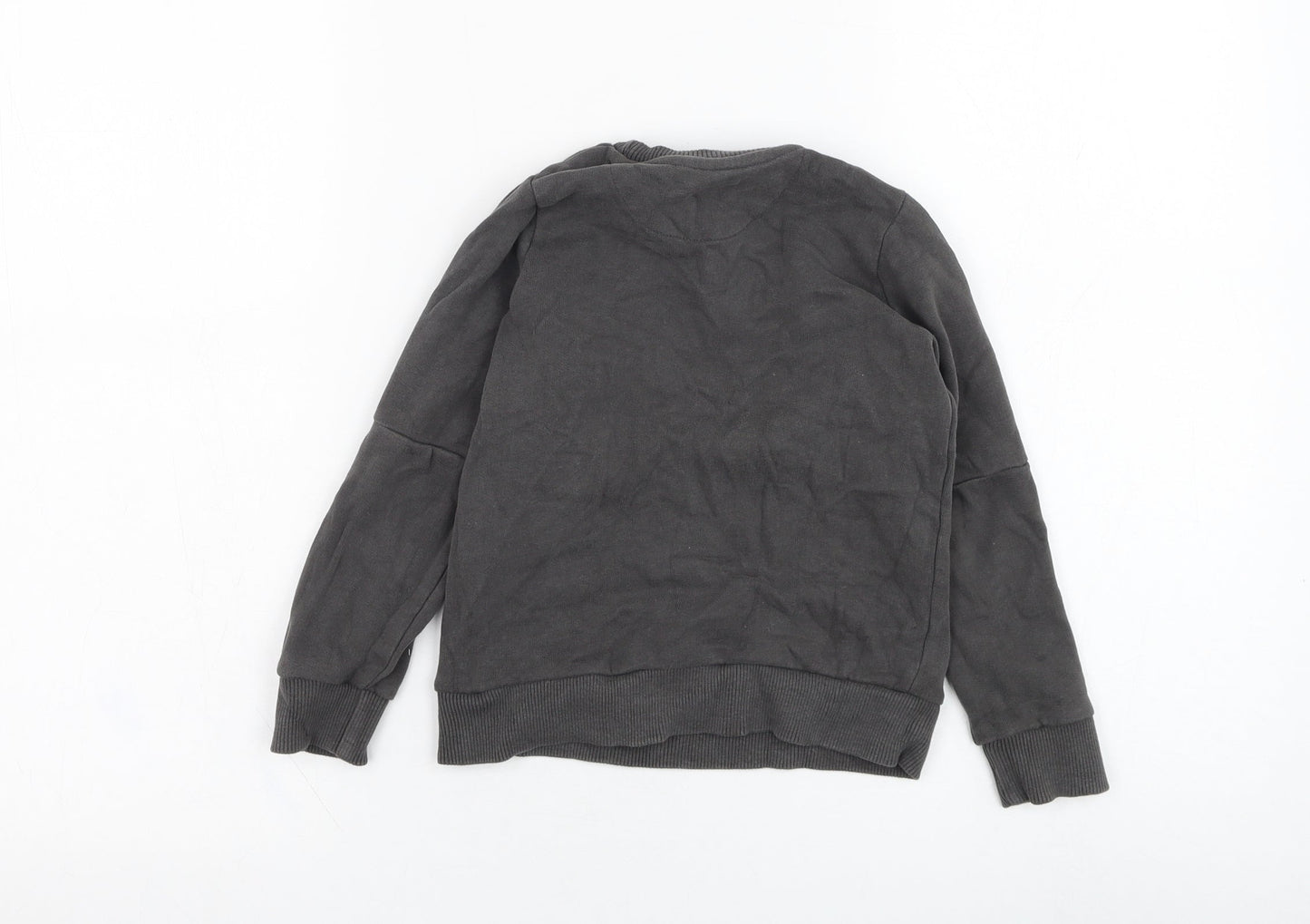 Nutmeg Boys Grey  Cotton Pullover Sweatshirt Size 3-4 Years  Pullover