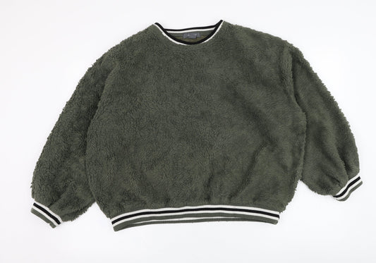 Primark Womens Green  Polyester Pullover Sweatshirt Size 12  Pullover
