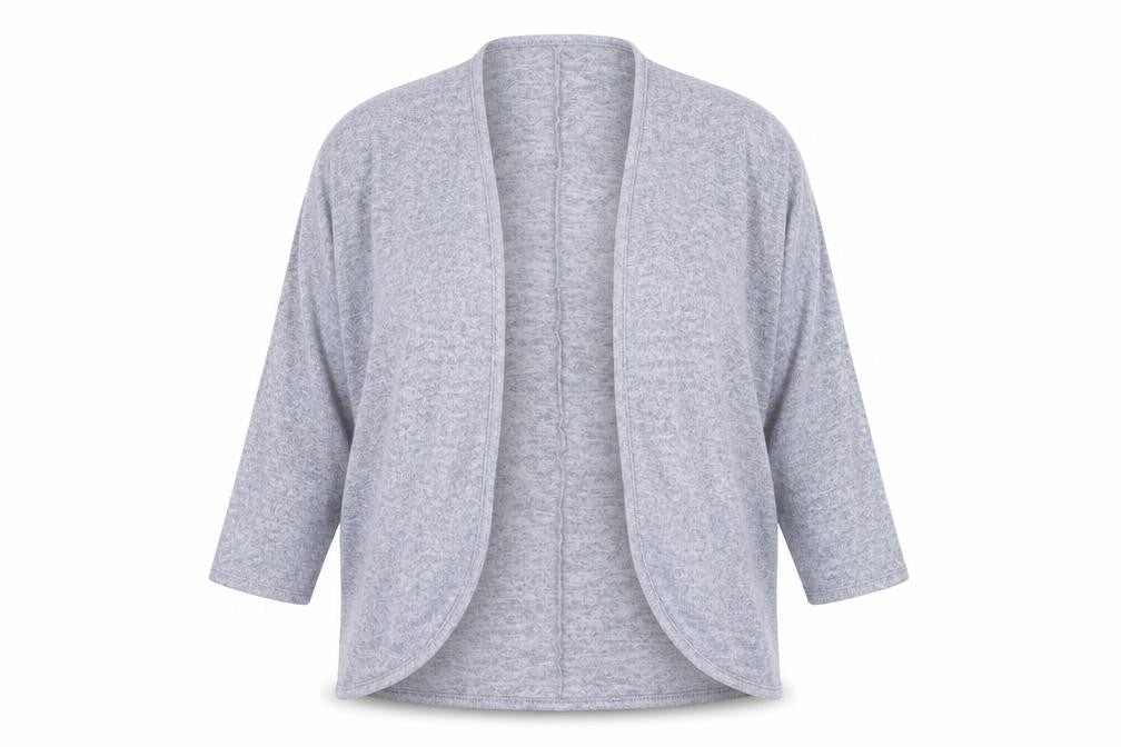 Primark Womens Blue Square Neck  Polyester Cardigan Jumper Size 10