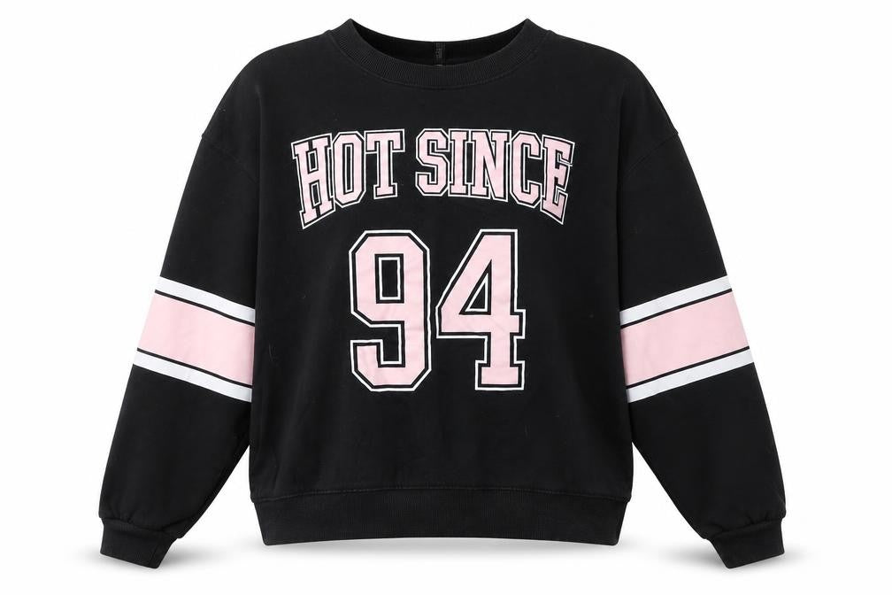 H&M Womens Black Mock Neck  Cotton Pullover Jumper Size M