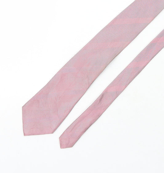 crichton Mens Pink  Silk Pointed Tie One Size