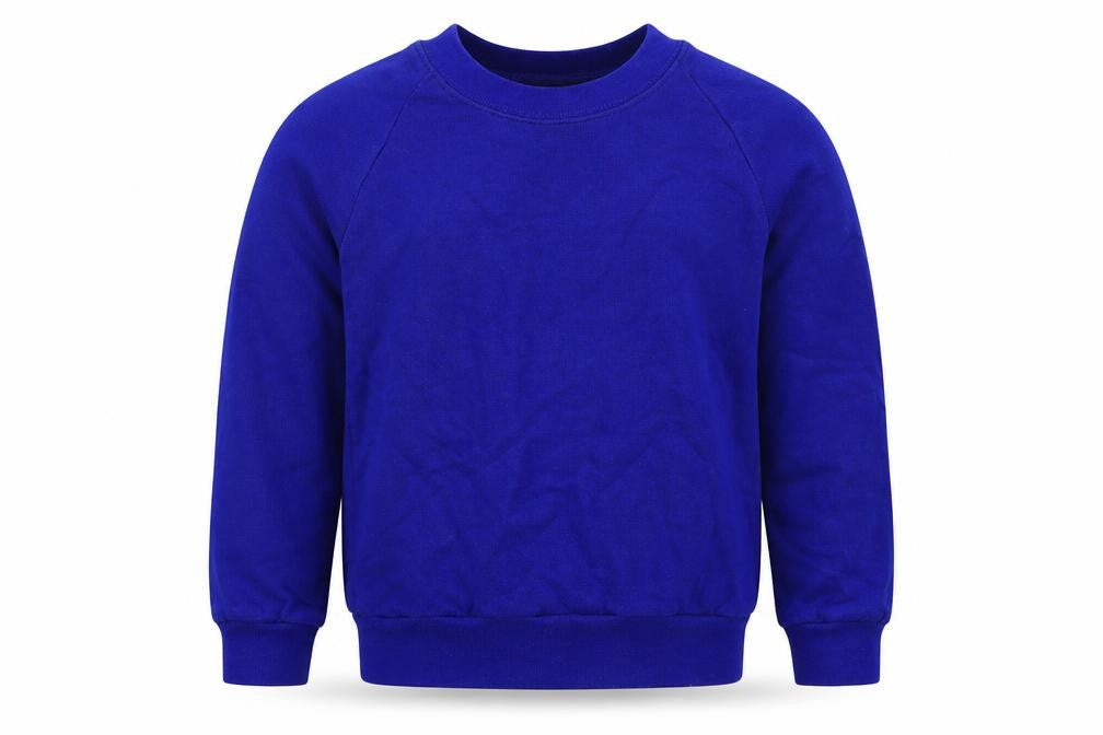 Tru Form Boys Blue  Acrylic Pullover Sweatshirt Size 3-4 Years  Pullover