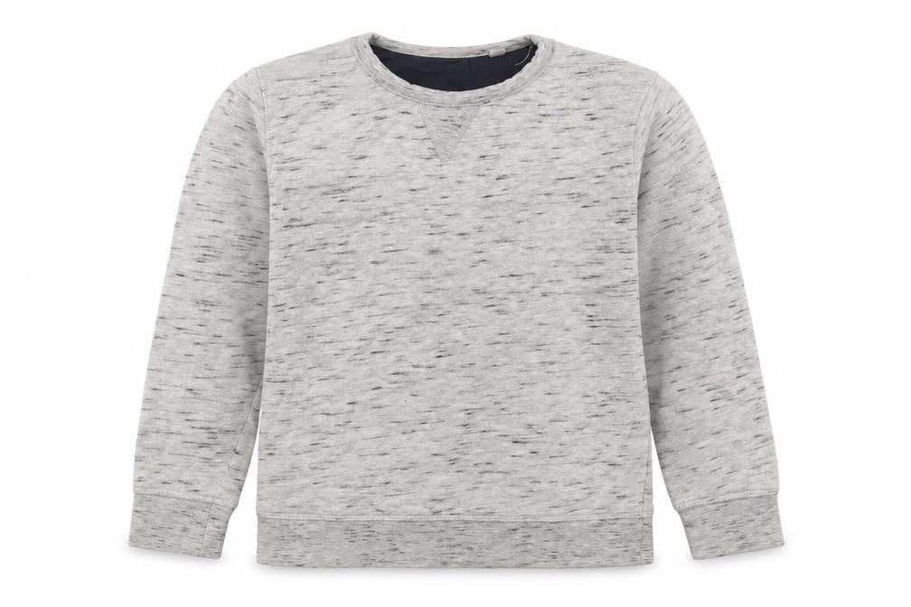 Lily & Dan Boys Grey  Cotton Pullover Sweatshirt Size 9-10 Years  Pullover