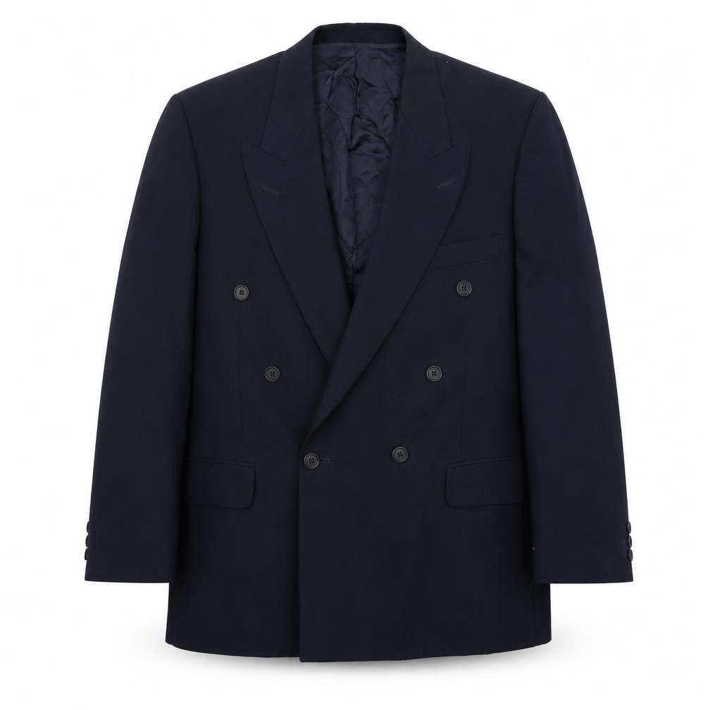 Marks & Spencer Mens Blue  Polyester Jacket Suit Jacket Size 40