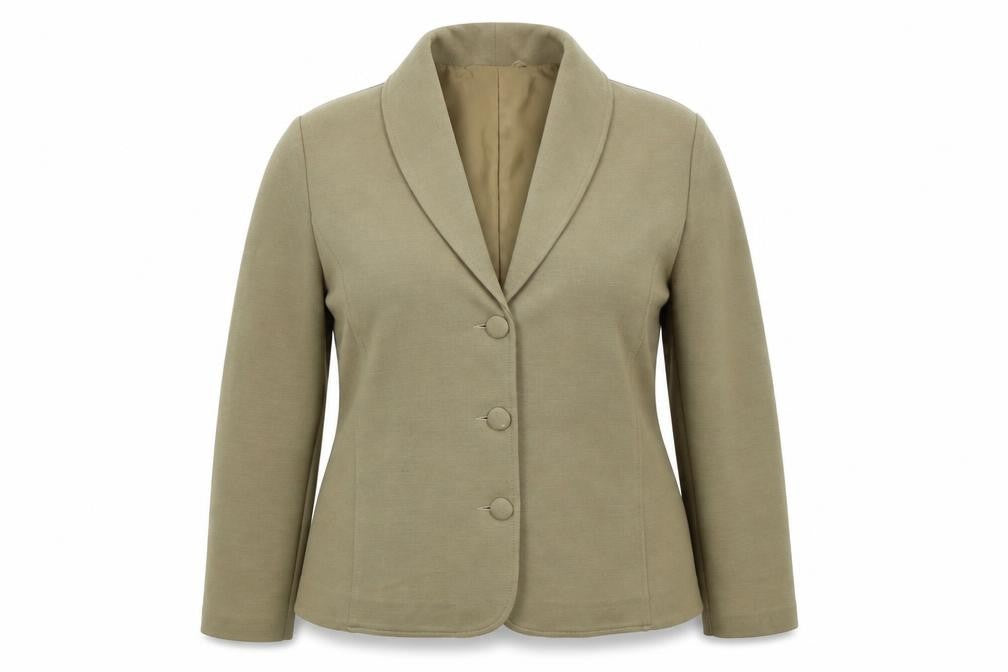 Gray & Osbourn Womens Beige   Jacket  Size 18  Button
