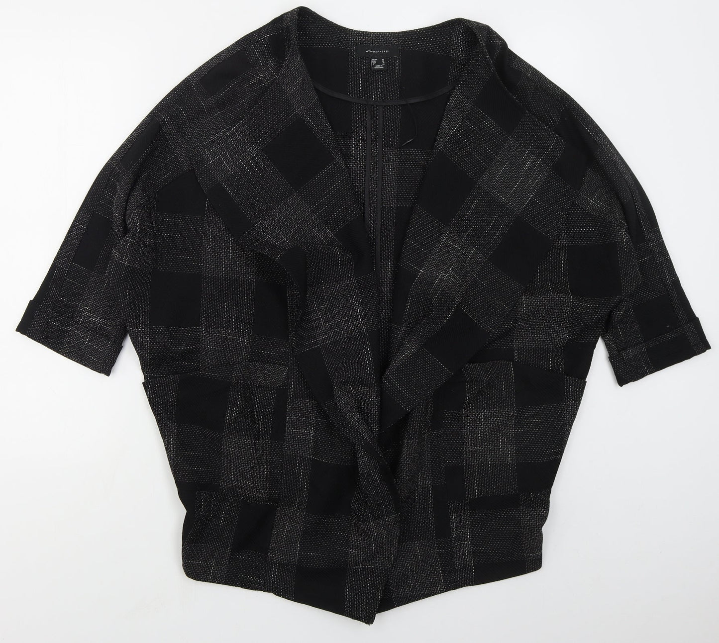 Atmosphere Womens Grey Check  Jacket  Size 12