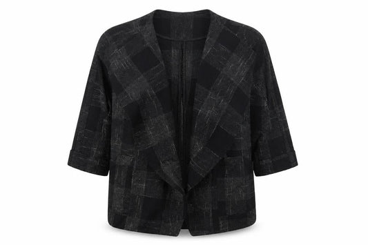 Atmosphere Womens Grey Check  Jacket  Size 12