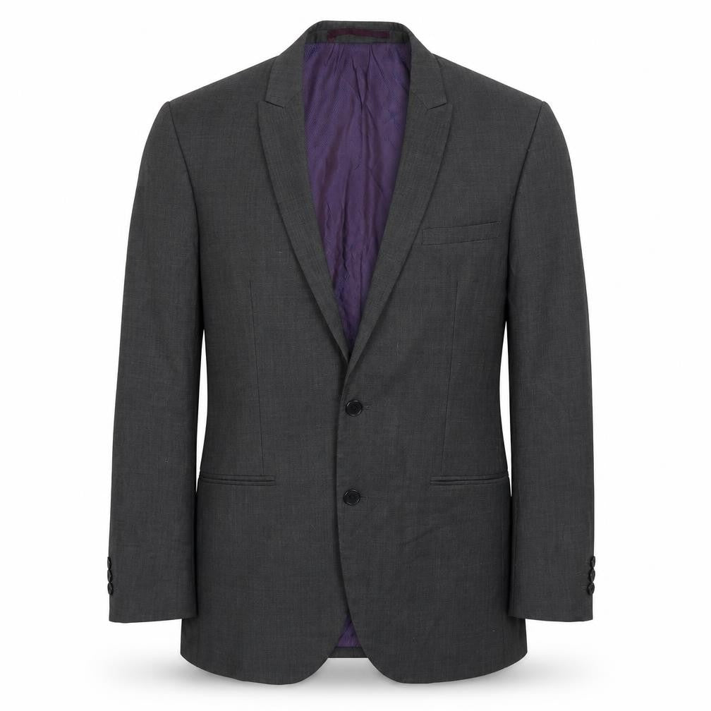 NEXT Mens Grey  Wool Jacket Suit Jacket Size 38