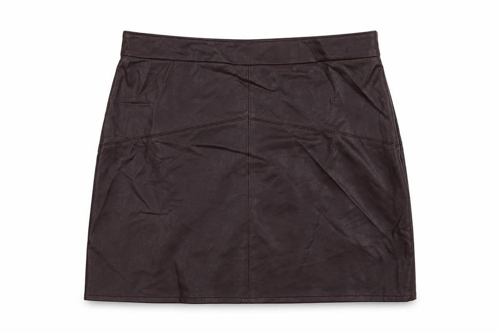 Papaya Womens Purple  Viscose Mini Skirt Size 4