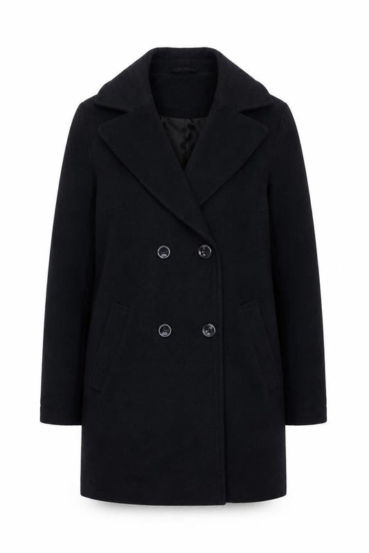 George Womens Blue   Overcoat Coat Size 8